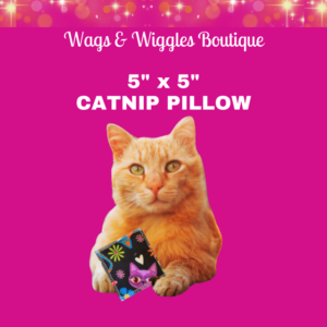 Catnip Pillows 5" x 5"