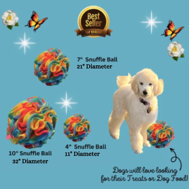 Pet Snuffle Ball Toy Dog Activity Mat Dog Treat Ball Dog Snuffle